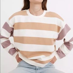 Madewell (Re)sourced Cotton Swing Sweatshirt